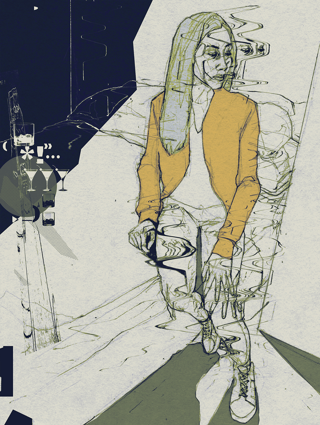 javier-casas-moscko-Drawing-illustration-bakanica artwork by Javier Casas Moscko