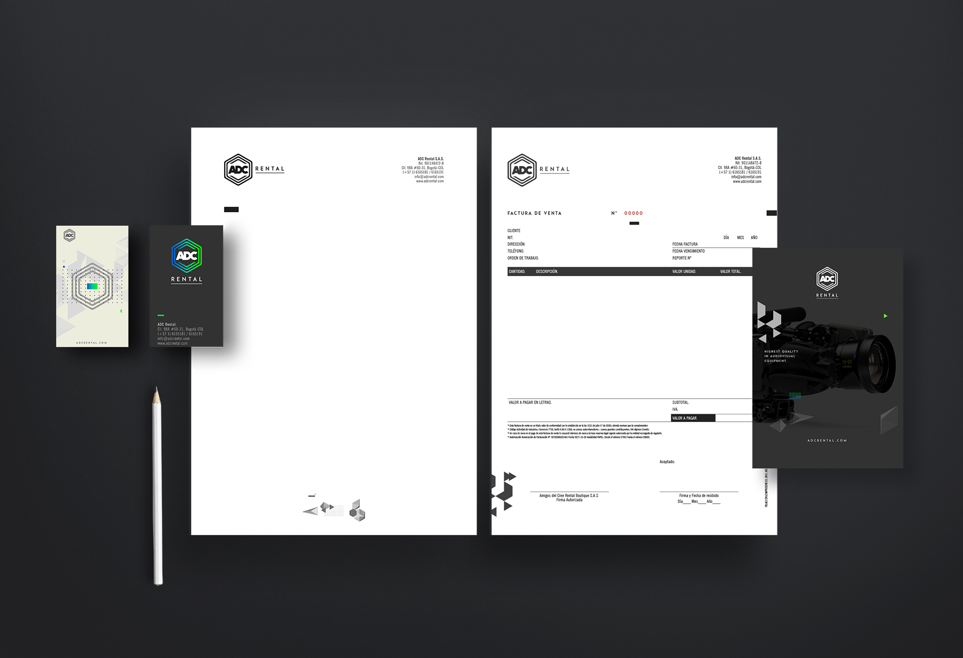 javier-casas-moscko-Branding-graphic-design-ADC-papeleria artwork by Javier Casas Moscko